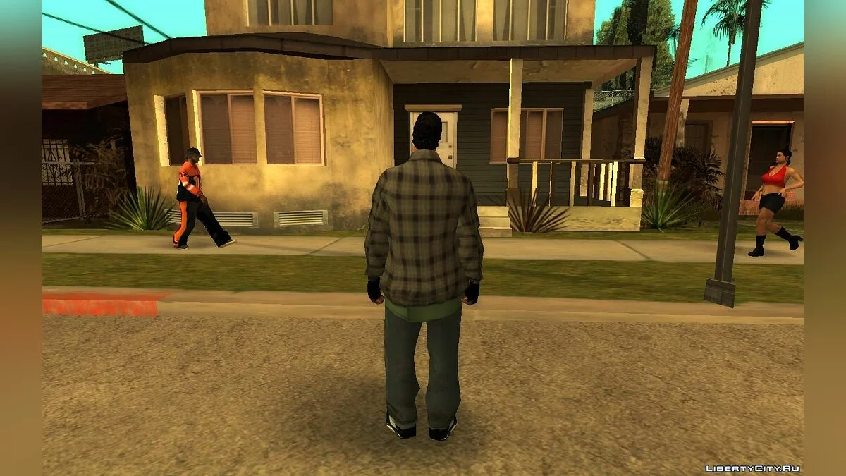 Новое лицо Карла и других персонажей / GTA San Andreas