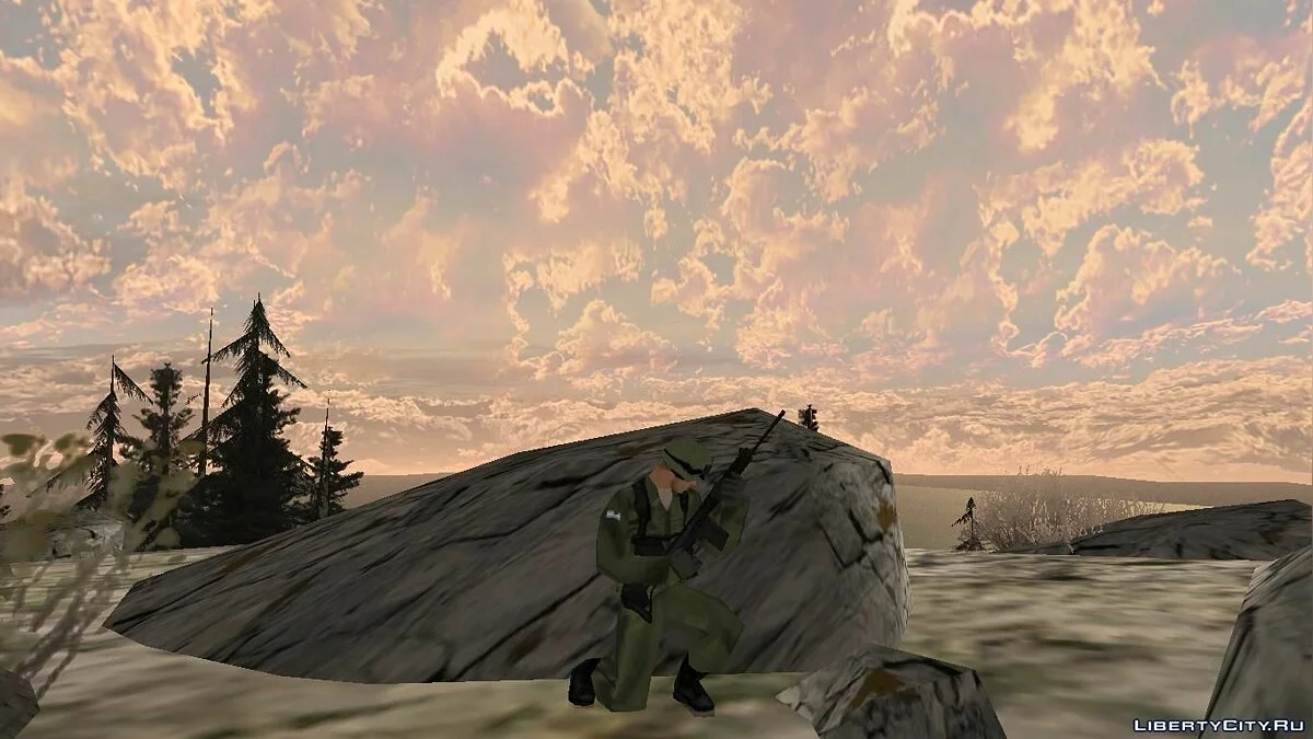 Soldado Argentino de la Guerra de Malvinas - 1982 (SA Style) / GTA San Andreas