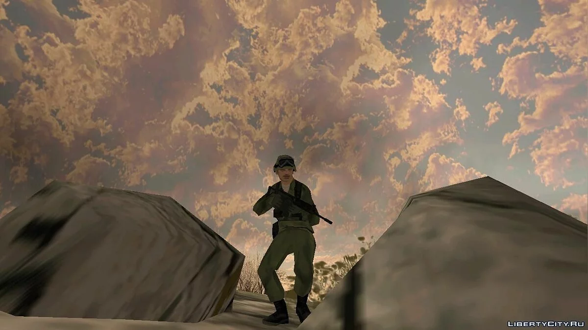 Soldado Argentino de la Guerra de Malvinas - 1982 (SA Style) / GTA San Andreas
