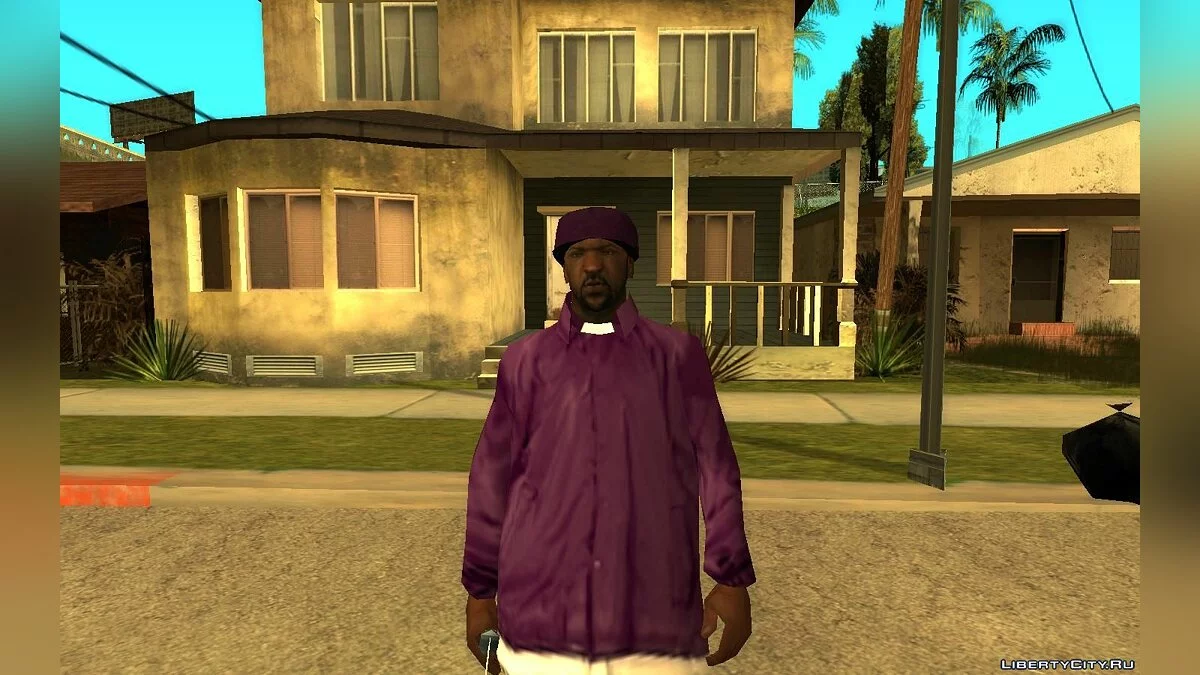 Свит Джонсон в одежде Баллас  / GTA San Andreas