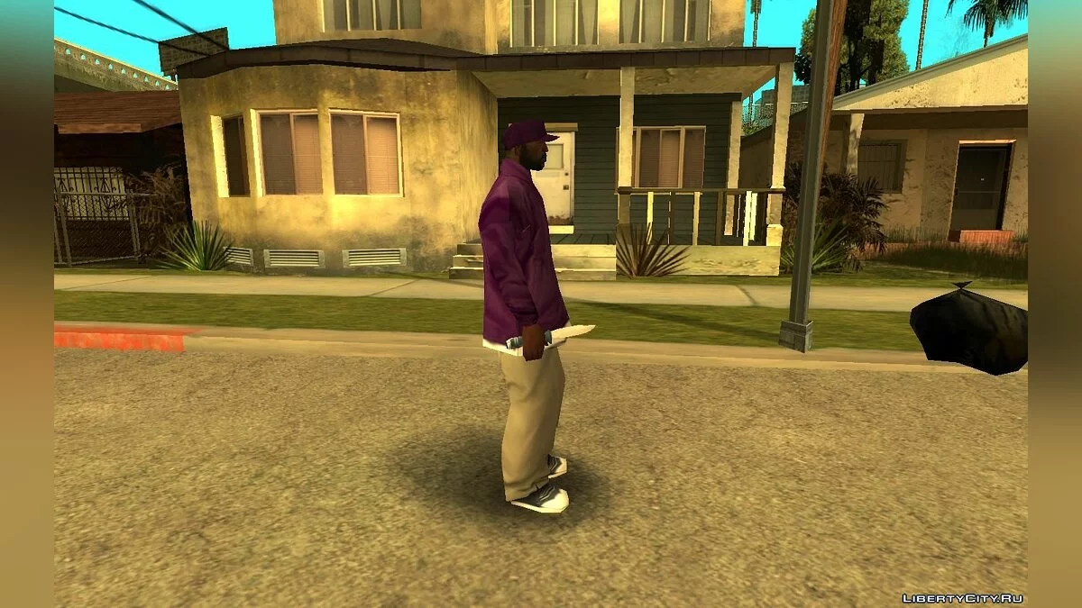Свит Джонсон в одежде Баллас  / GTA San Andreas