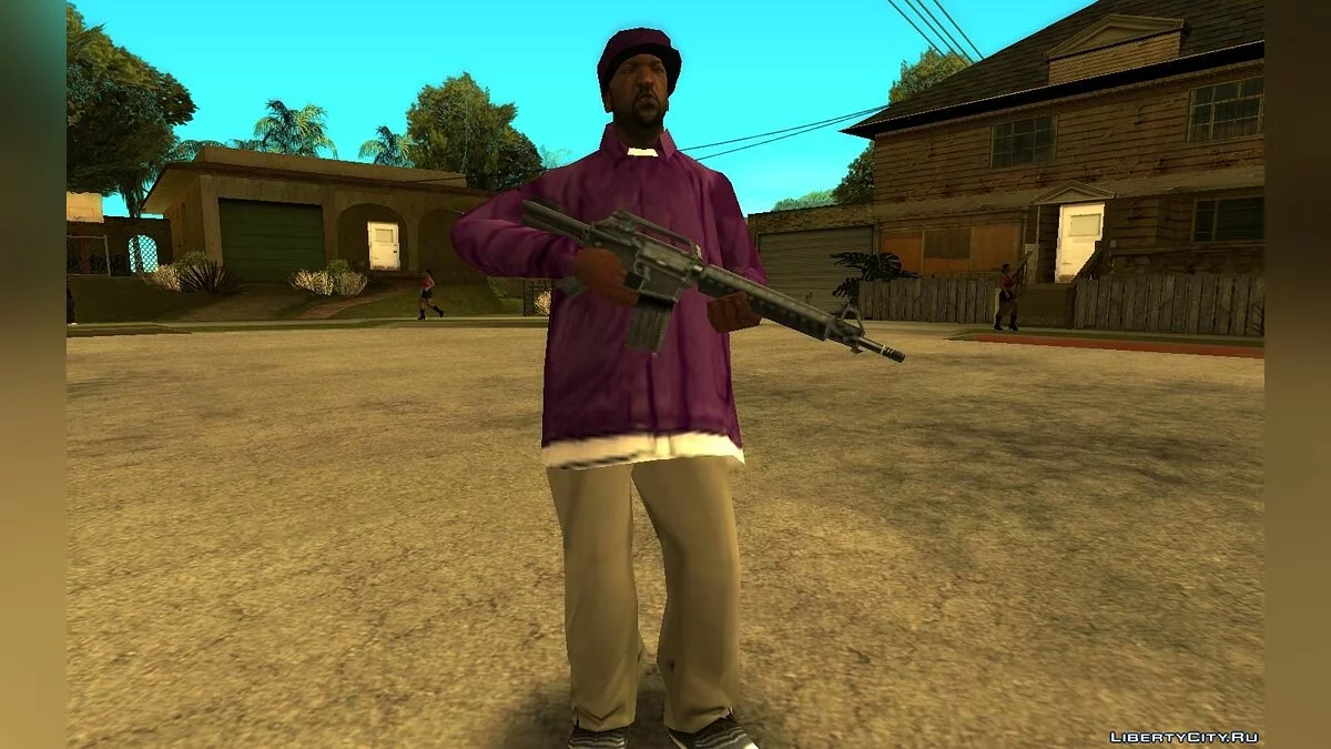 Свит Джонсон в одежде Баллас  / GTA San Andreas