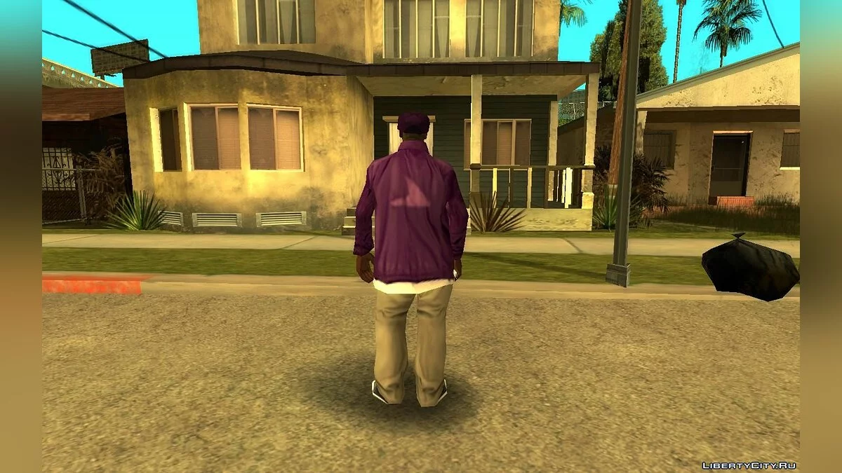 Свит Джонсон в одежде Баллас  / GTA San Andreas