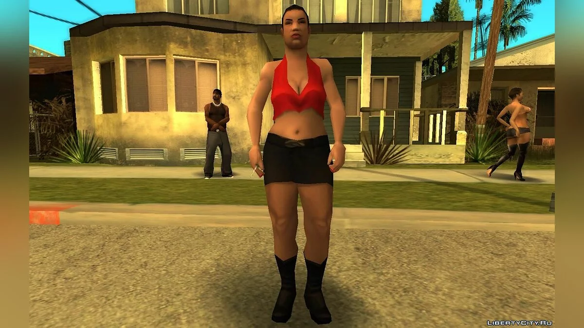 Улучшенные текстуры персонажей и прохожих / GTA San Andreas