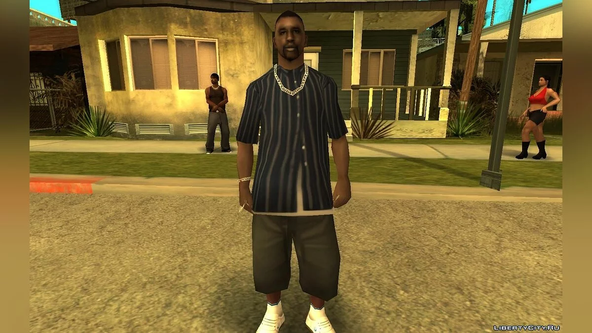 Улучшенные текстуры персонажей и прохожих / GTA San Andreas