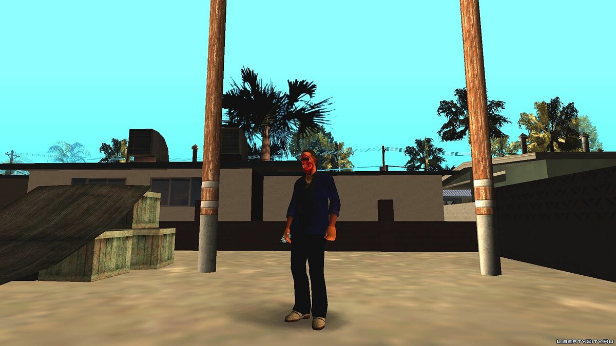 Скачать Andre без лица для GTA San Andreas