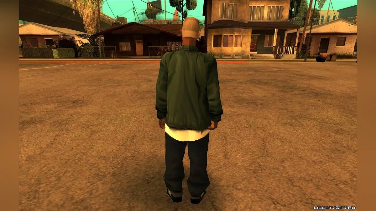 Би-Дап в одежде Grove Street / GTA San Andreas