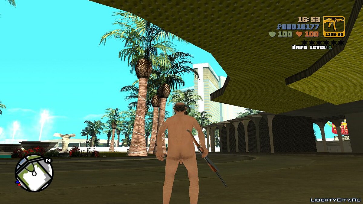 Juri Nude Pic On Garage для GTA San Andreas
