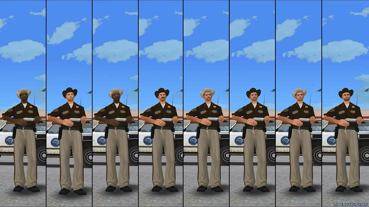 Original Law Enforcement Improved Smooth Textures / GTA San Andreas