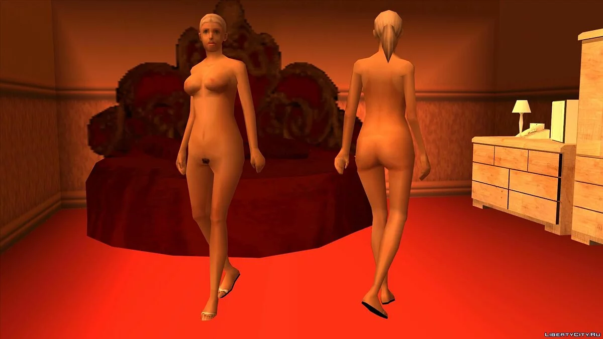 Naked Girls pack (SA style) / GTA San Andreas