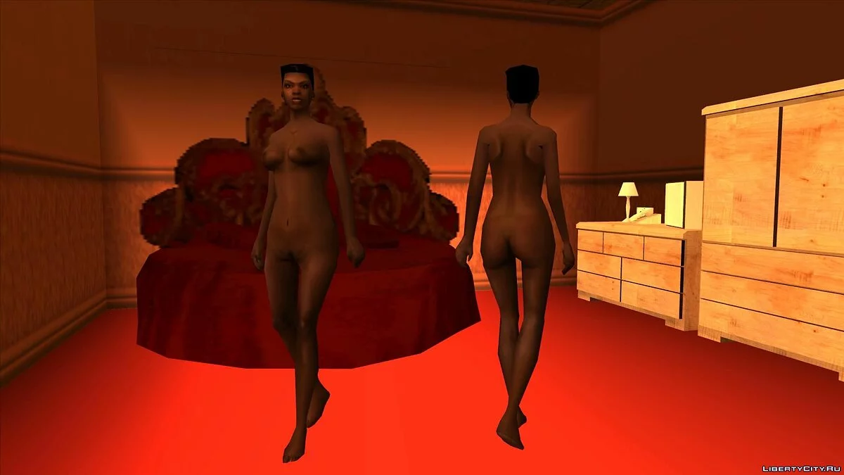 Naked Girls pack (SA style) / GTA San Andreas