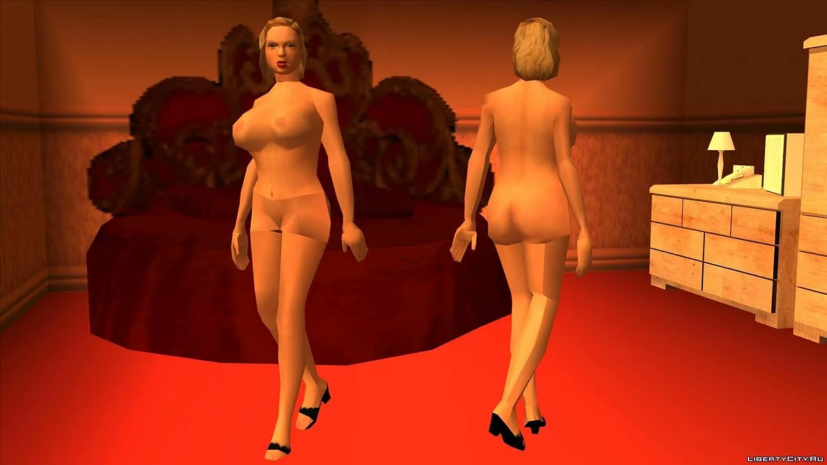 Naked Girls pack (SA style) / GTA San Andreas