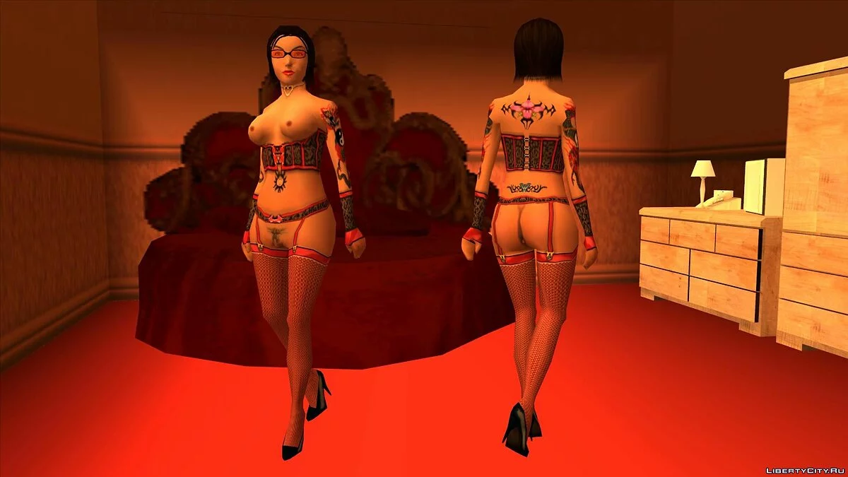 Naked Girls pack (SA style) / GTA San Andreas