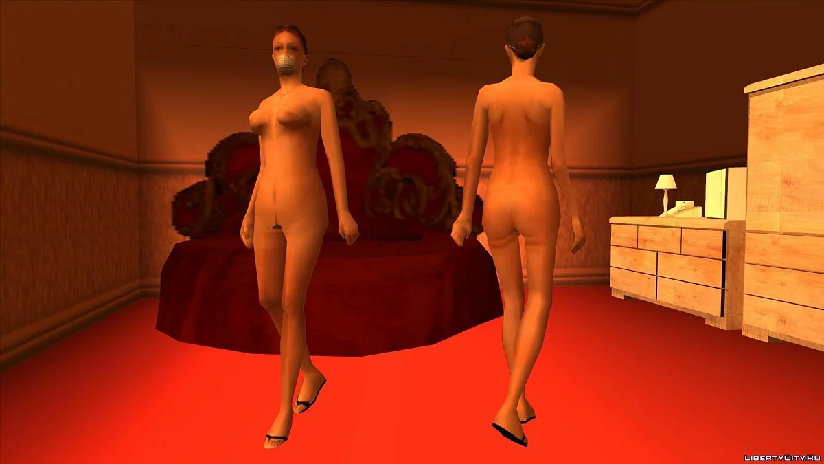 Naked Girls pack (SA style) / GTA San Andreas