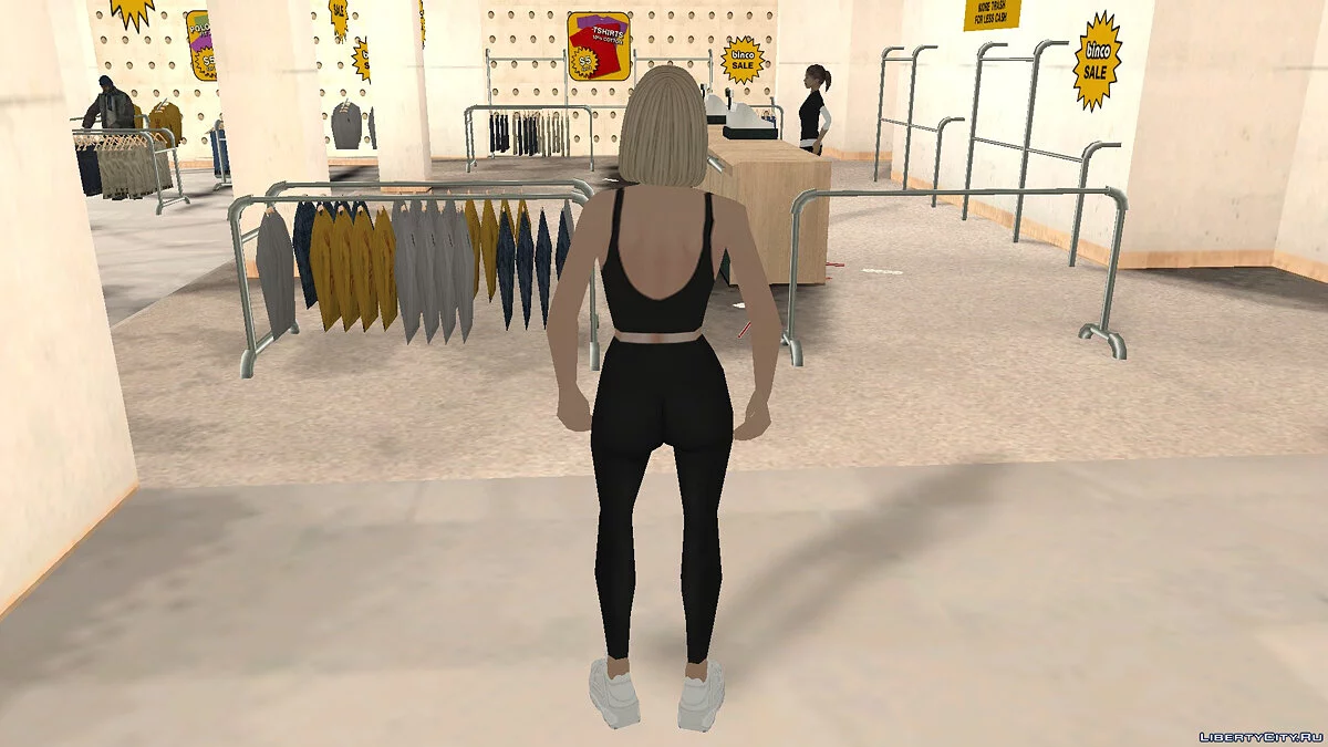 Девушка в спортивной одежде / GTA San Andreas