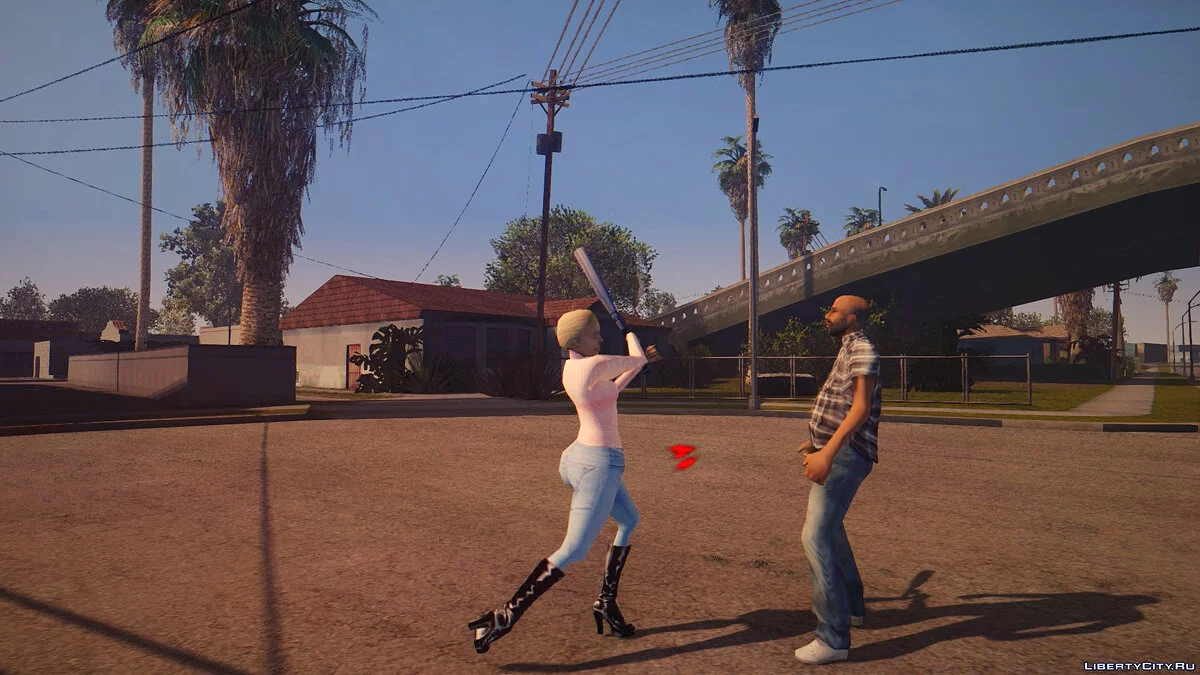 Девушка в свитере / GTA San Andreas