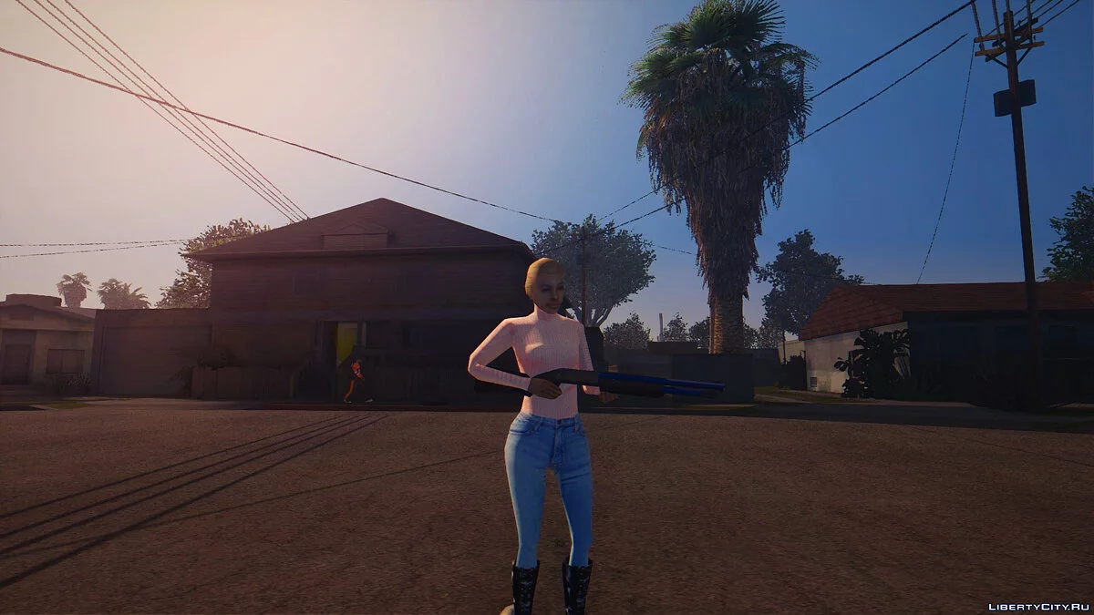 Девушка в свитере / GTA San Andreas