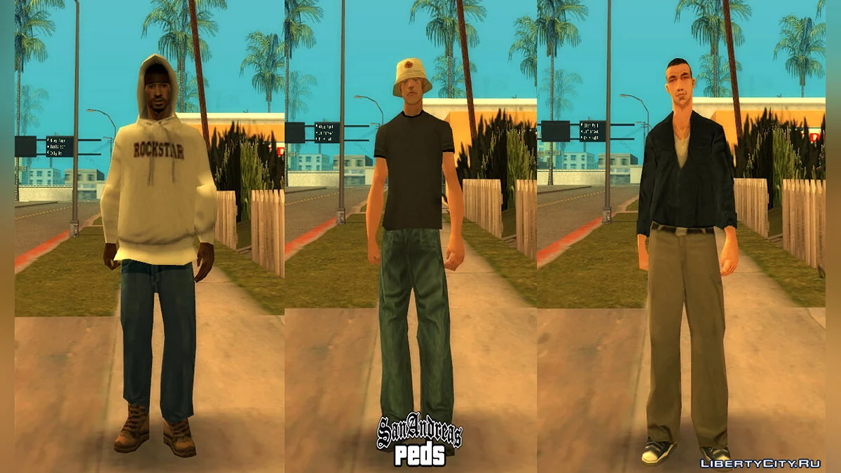 Сборник LQ скинов / GTA San Andreas