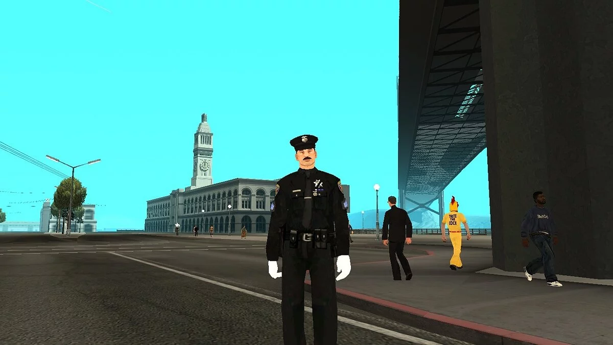 Изменённый полицейский Сан-Фиерро / GTA San Andreas