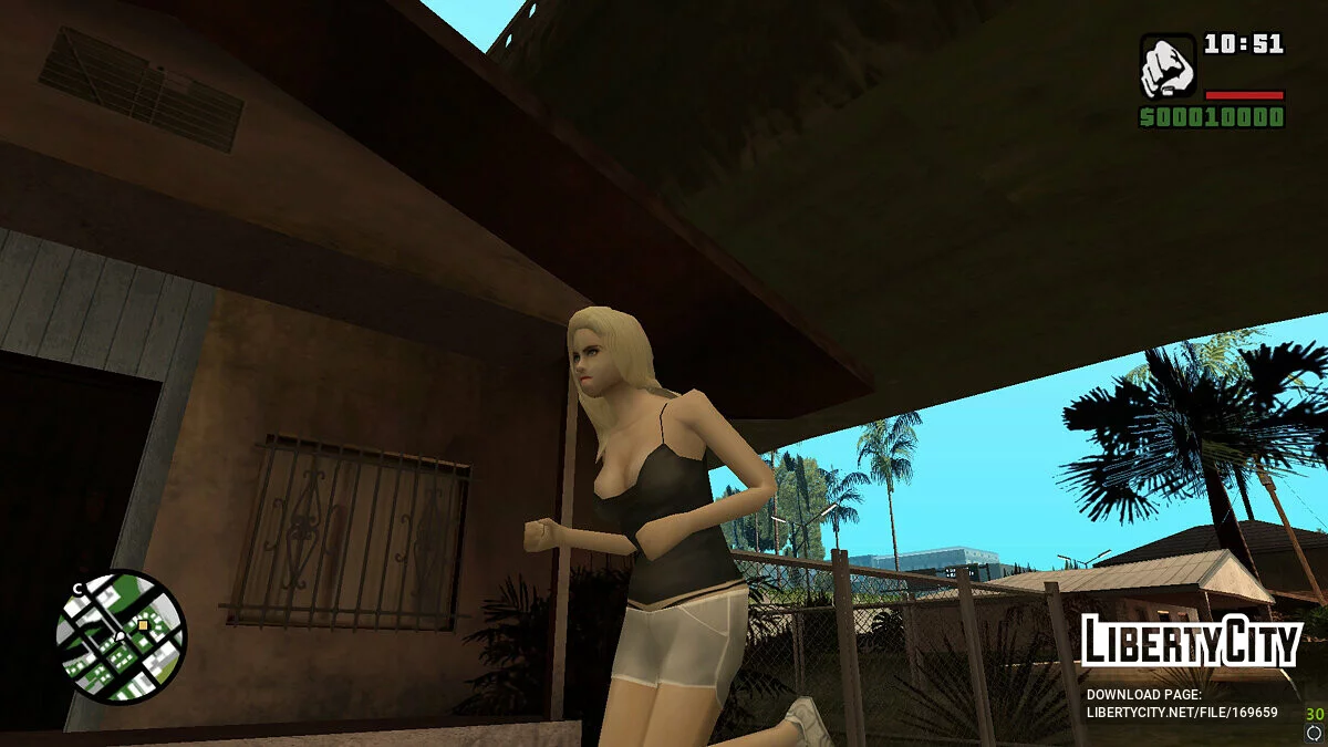 Девушка в майке / GTA San Andreas