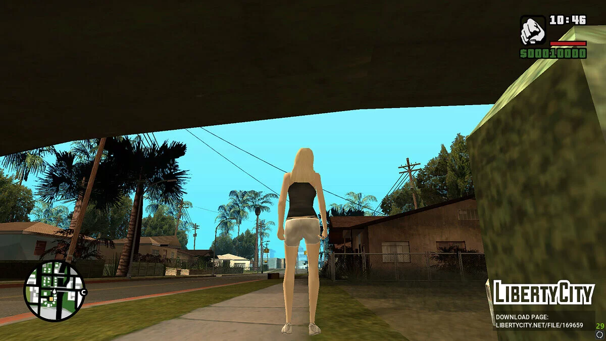 Девушка в майке / GTA San Andreas