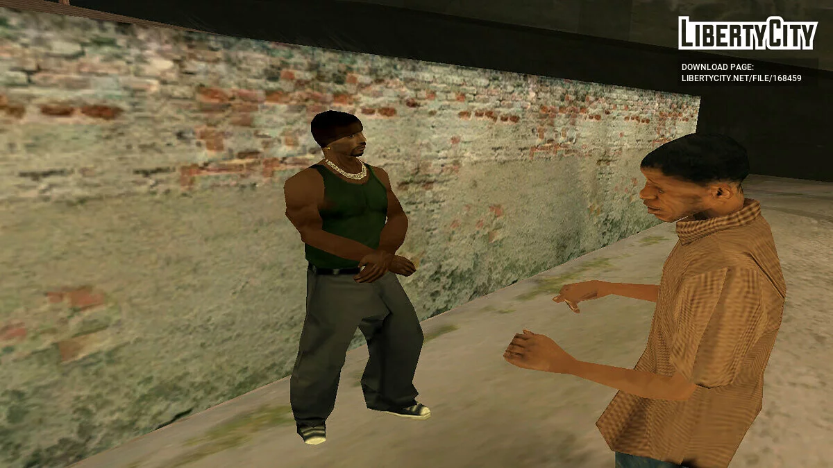 Наркоторговец с цветами Grove Street / GTA San Andreas