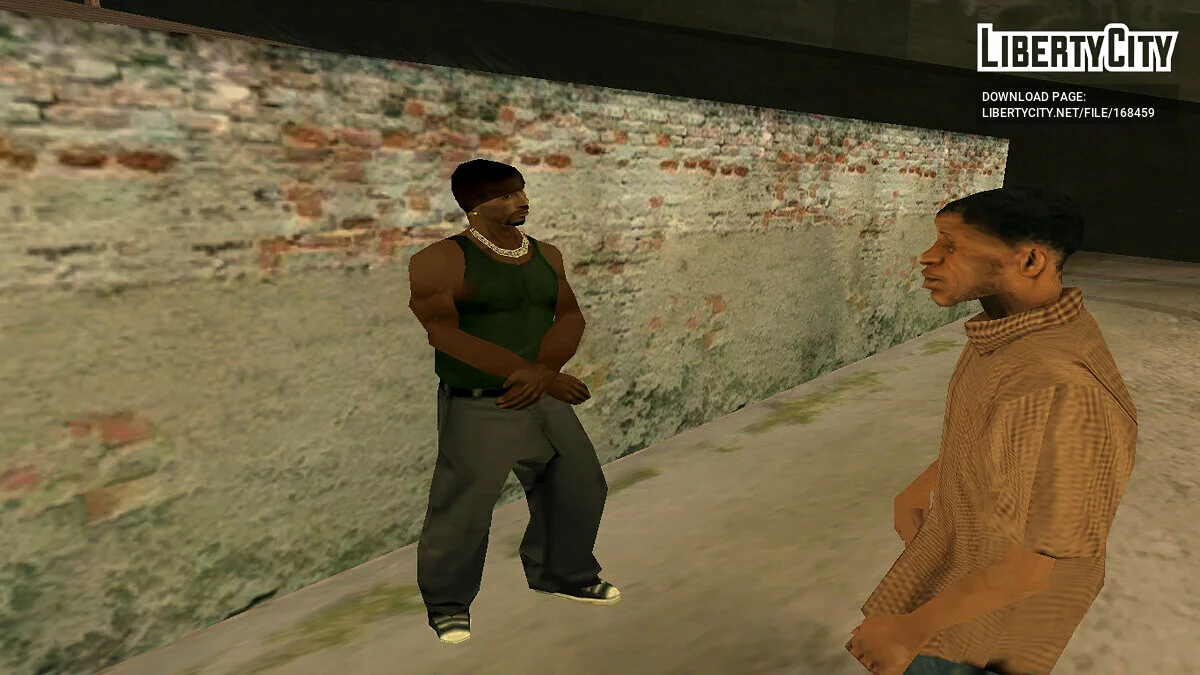 Наркоторговец с цветами Grove Street / GTA San Andreas