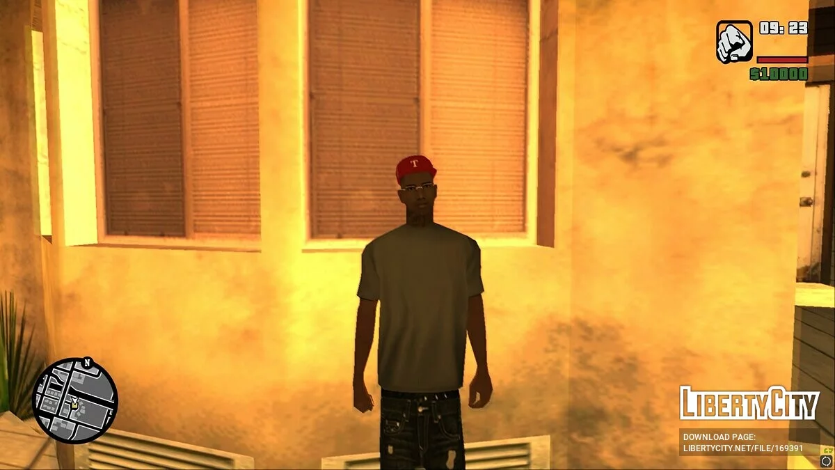 Парень с кепкой «Texas Rangers» / GTA San Andreas