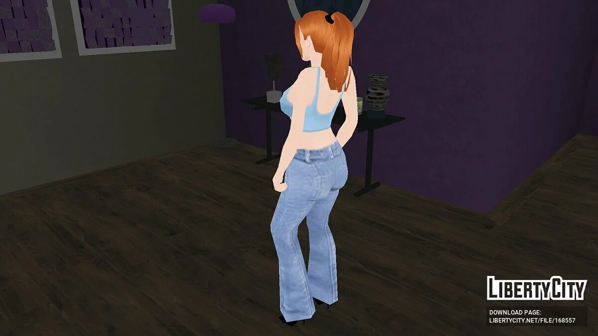 Рандомная девушка в повседневной одежде / GTA San Andreas
