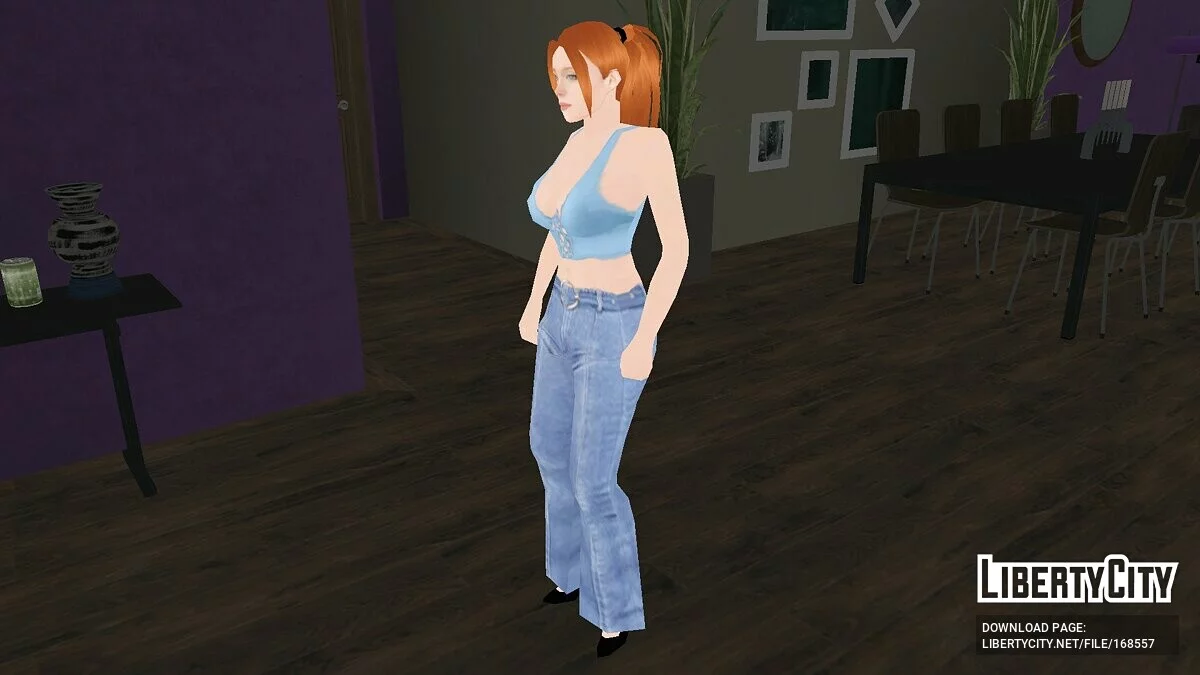 Рандомная девушка в повседневной одежде / GTA San Andreas