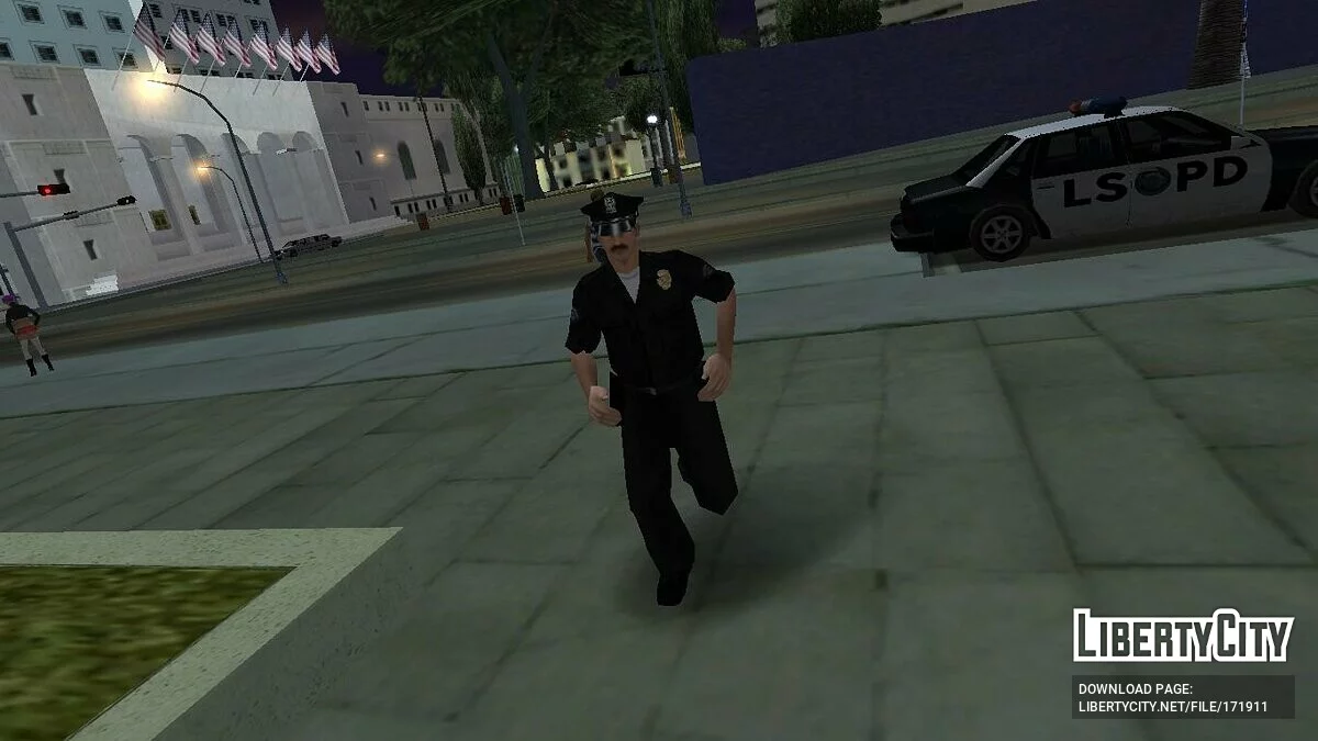 Полицейские с нашивками CRASH / GTA San Andreas