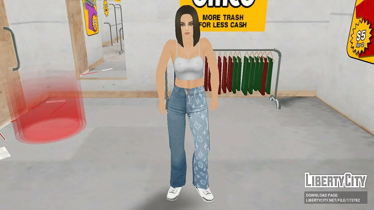 Девушка в повседневной одежде / GTA San Andreas
