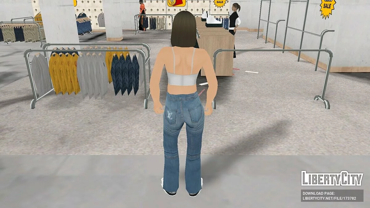 Девушка в повседневной одежде / GTA San Andreas