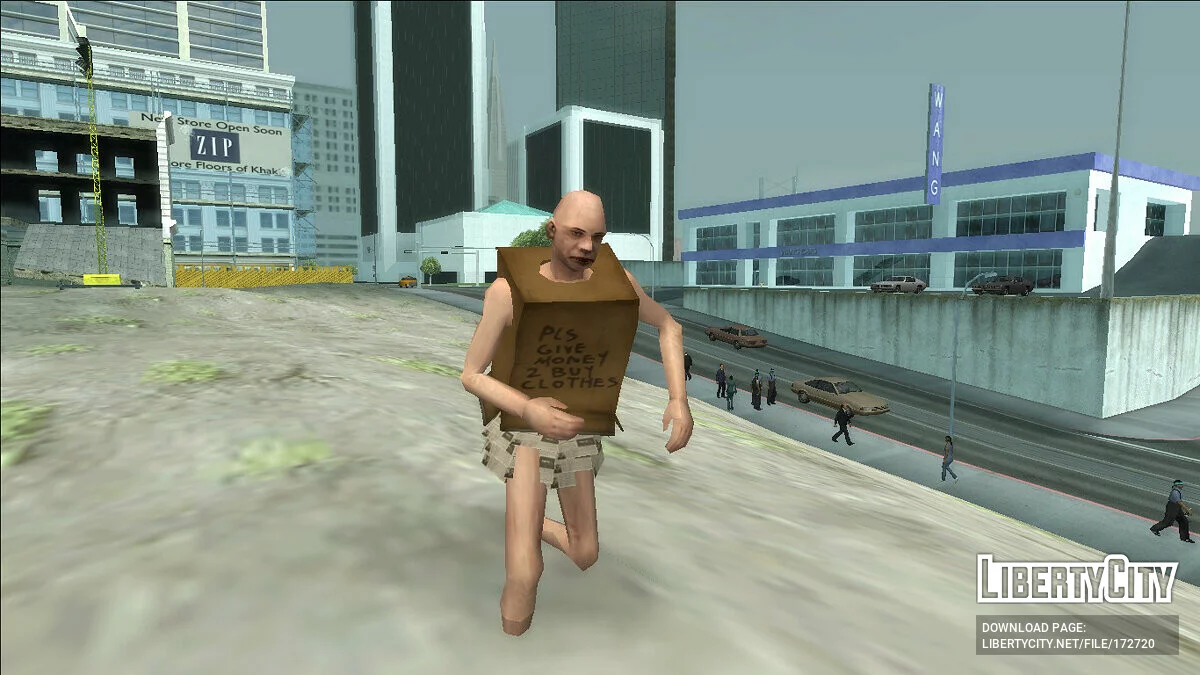 Скин бездомного / GTA San Andreas