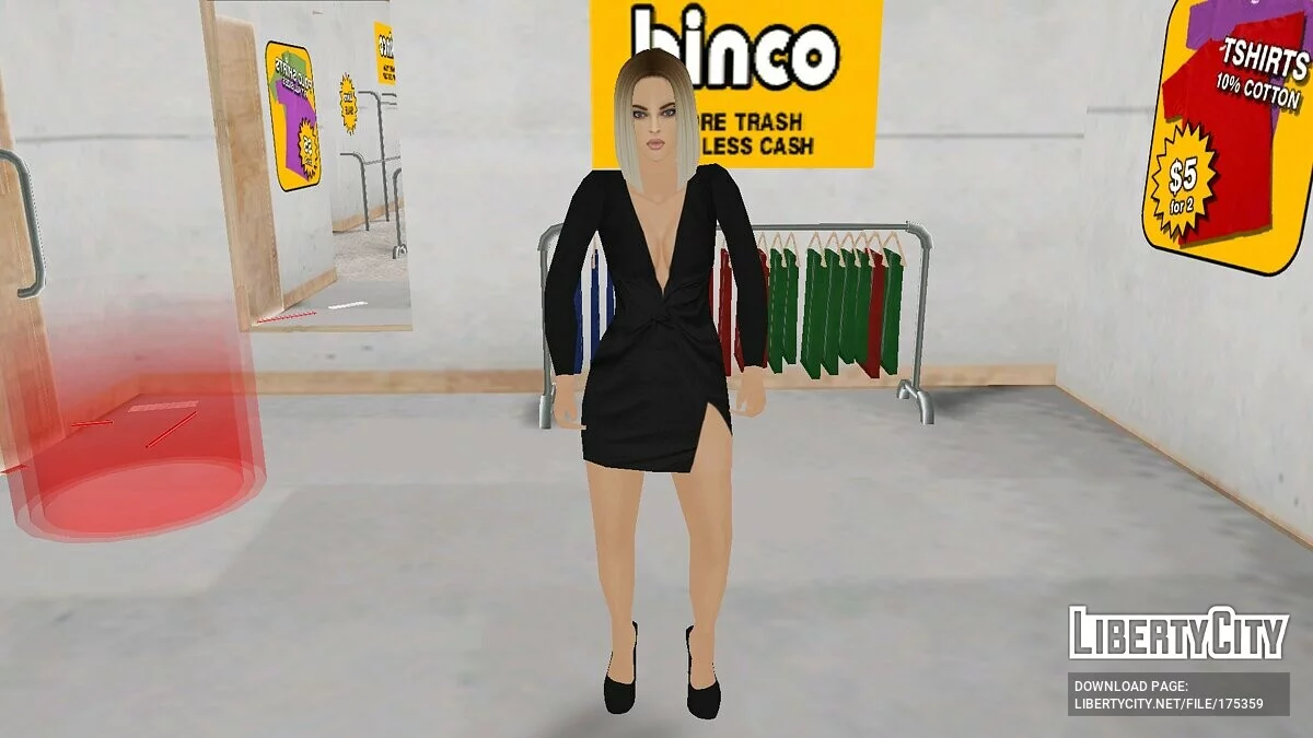 Девушка в повседневной одежде / GTA San Andreas