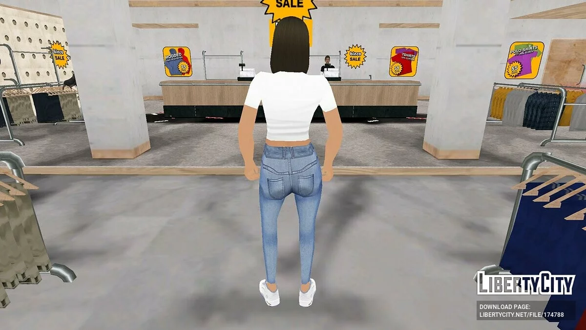 Модная девушка / GTA San Andreas
