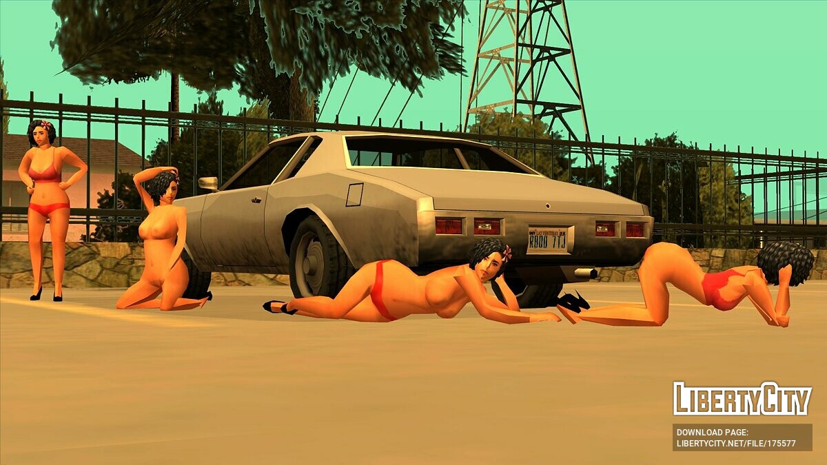 Naked Girls Pack (SA Style) Part 2 для GTA San Andreas - Картинка #4