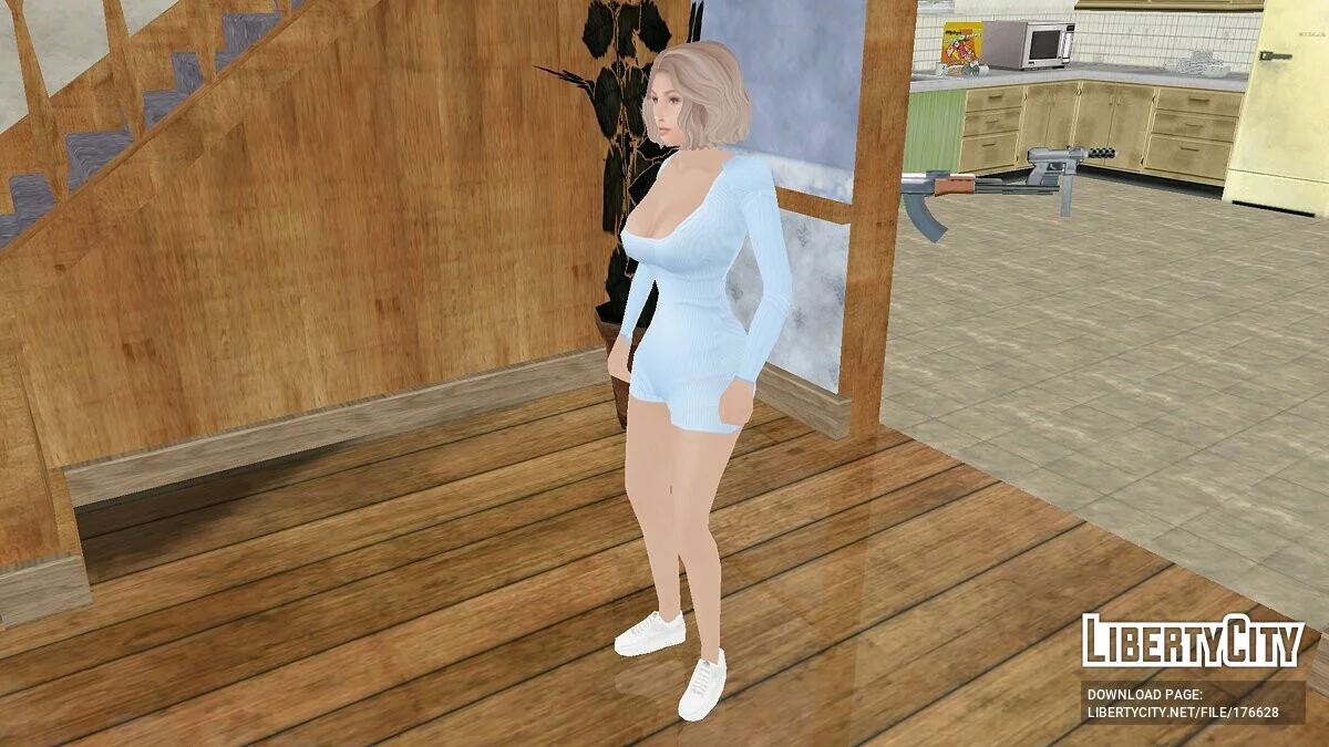 Девушка в повседневной одежде / GTA San Andreas