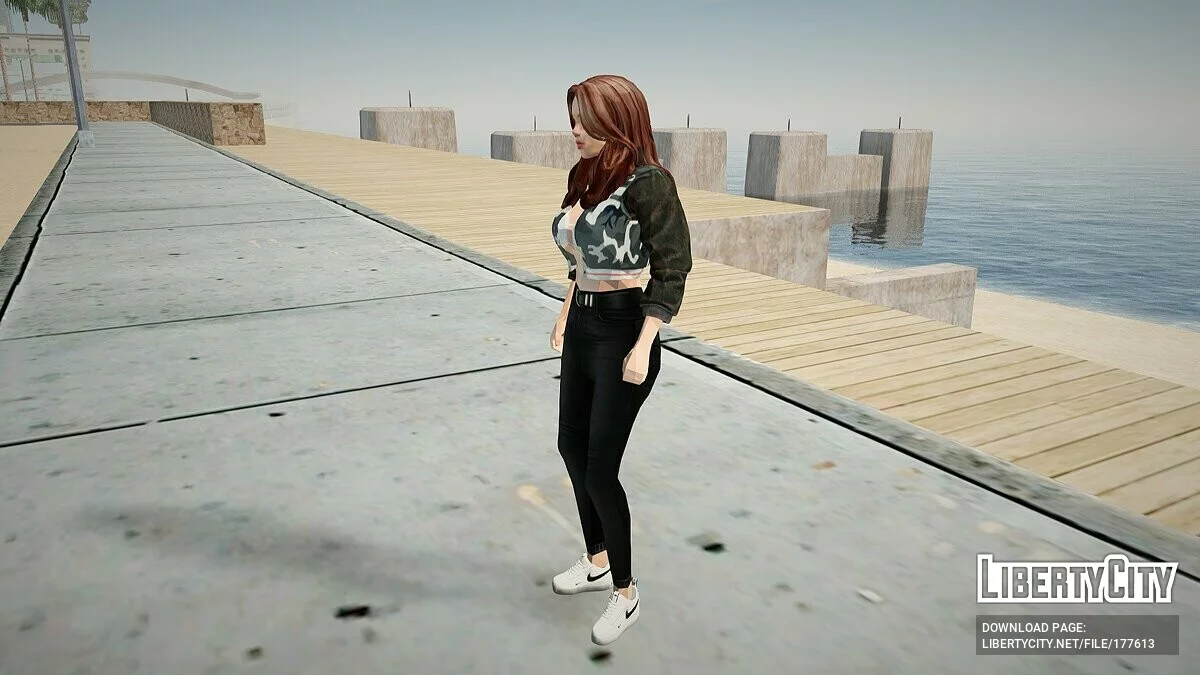 Девушка в повседневной одежде / GTA San Andreas