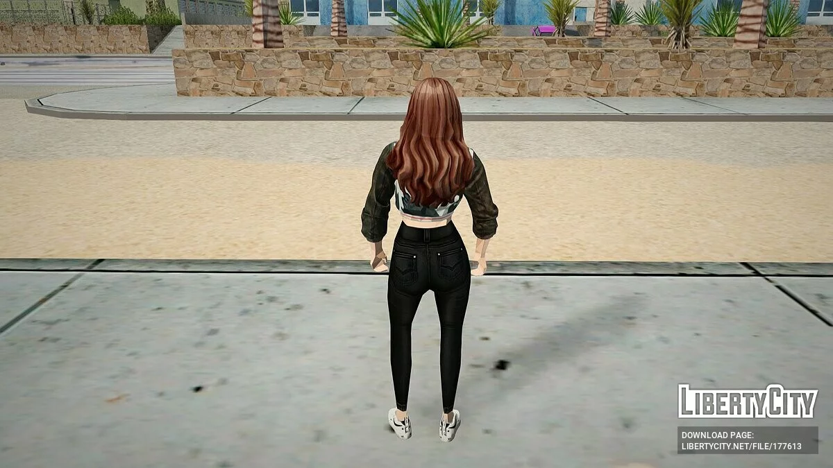 Девушка в повседневной одежде / GTA San Andreas