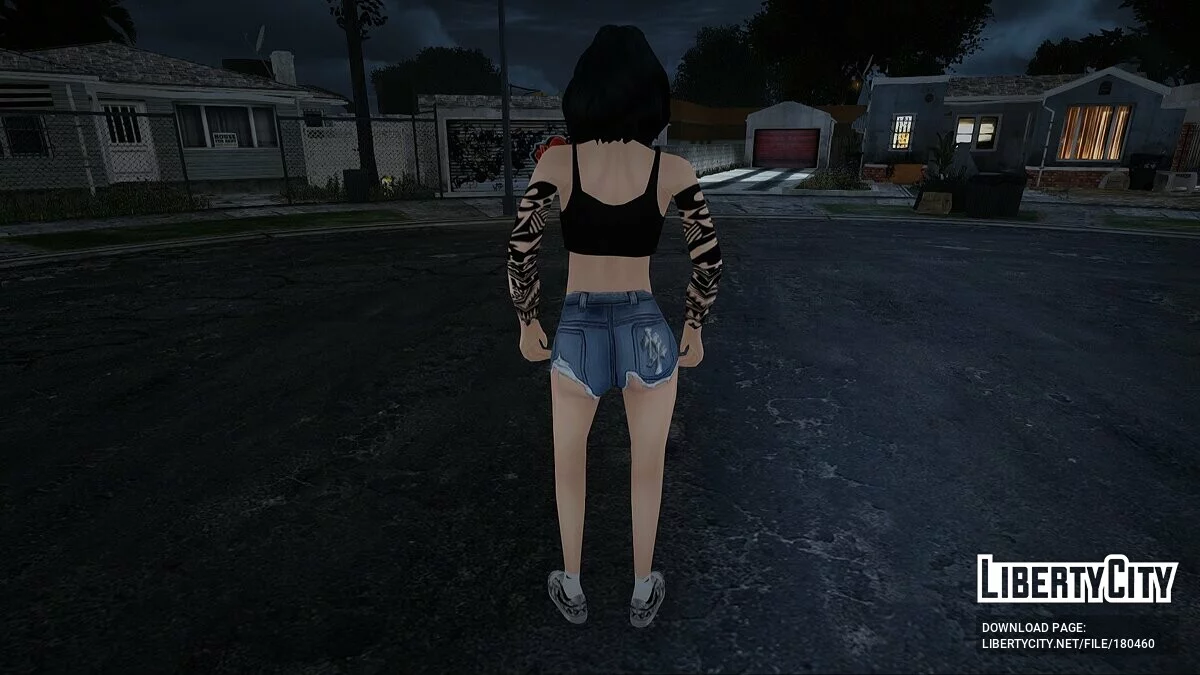 Девушка в шортах / GTA San Andreas