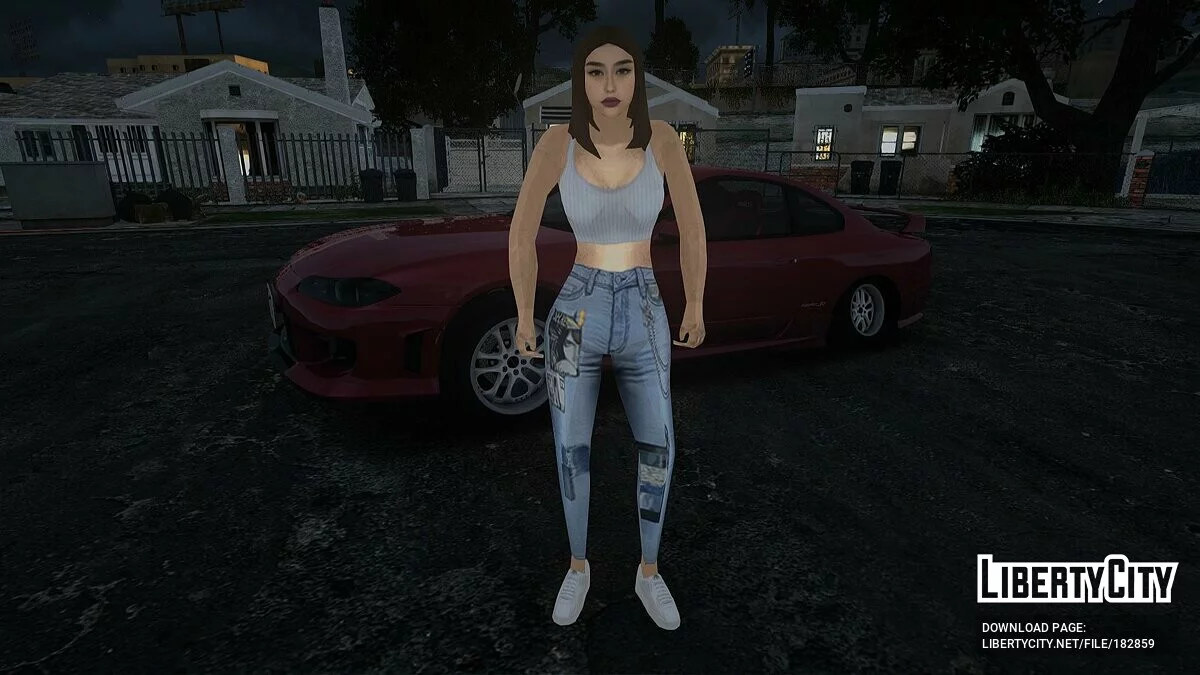 Девушка в джинсах / GTA San Andreas