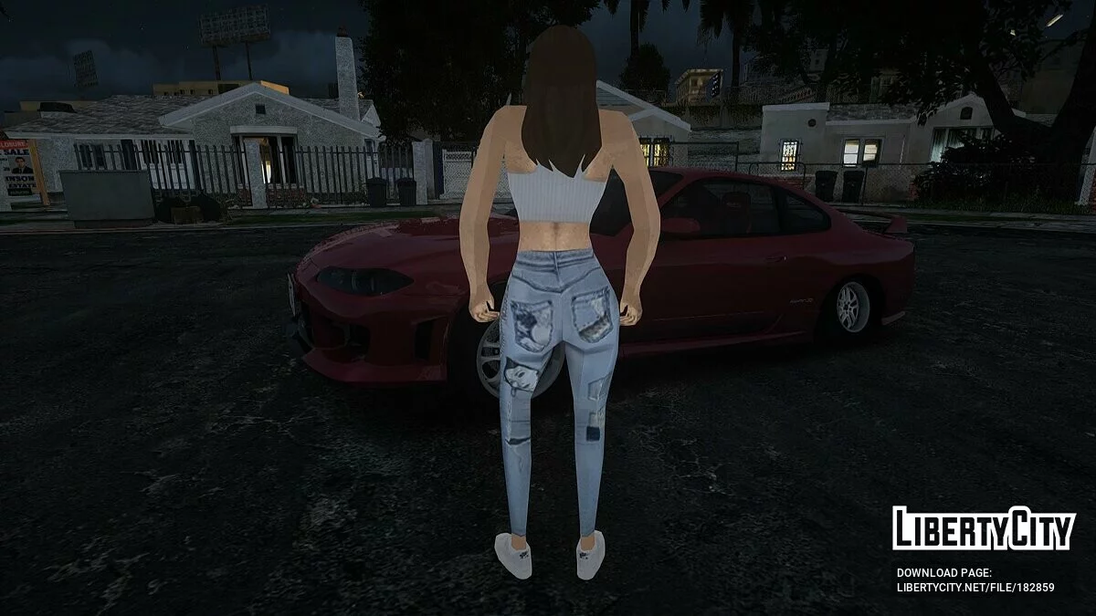Девушка в джинсах / GTA San Andreas
