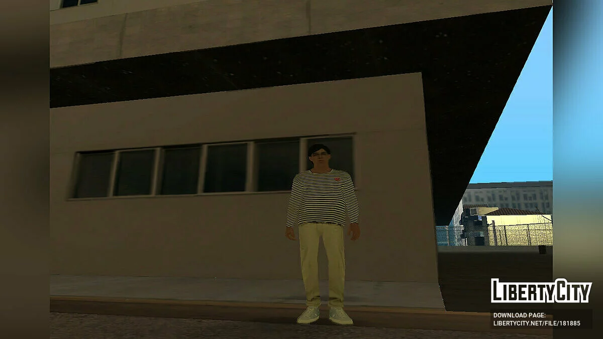 Парень в полосатом свитшоте / GTA San Andreas