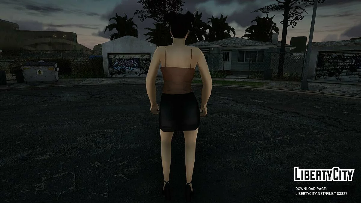 Девушка в повседневной одежде / GTA San Andreas