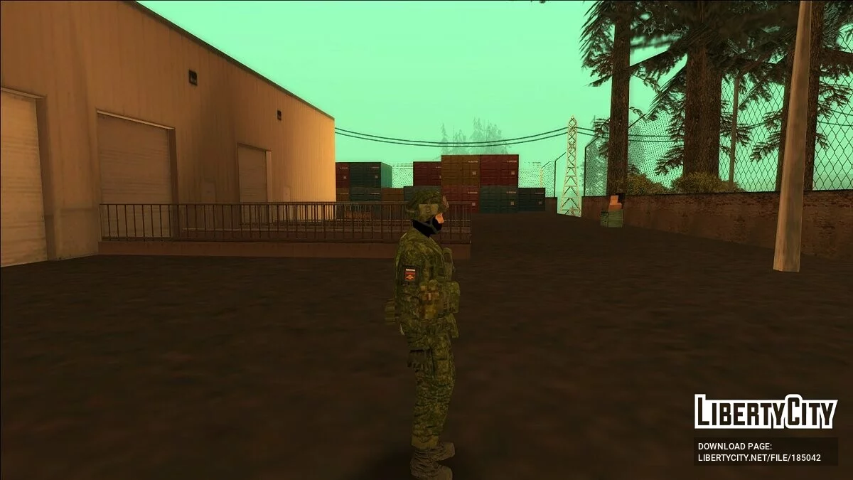 Адаптированный скин ВС РФ под PedFuncs / GTA San Andreas