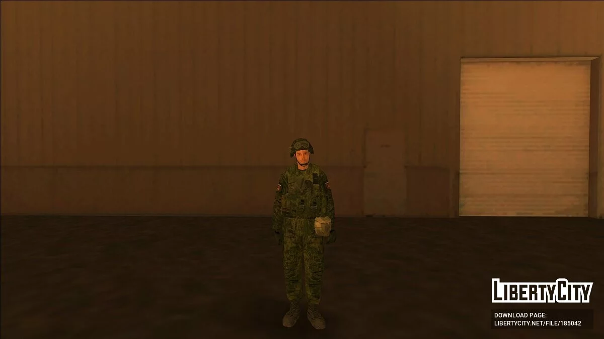 Адаптированный скин ВС РФ под PedFuncs / GTA San Andreas