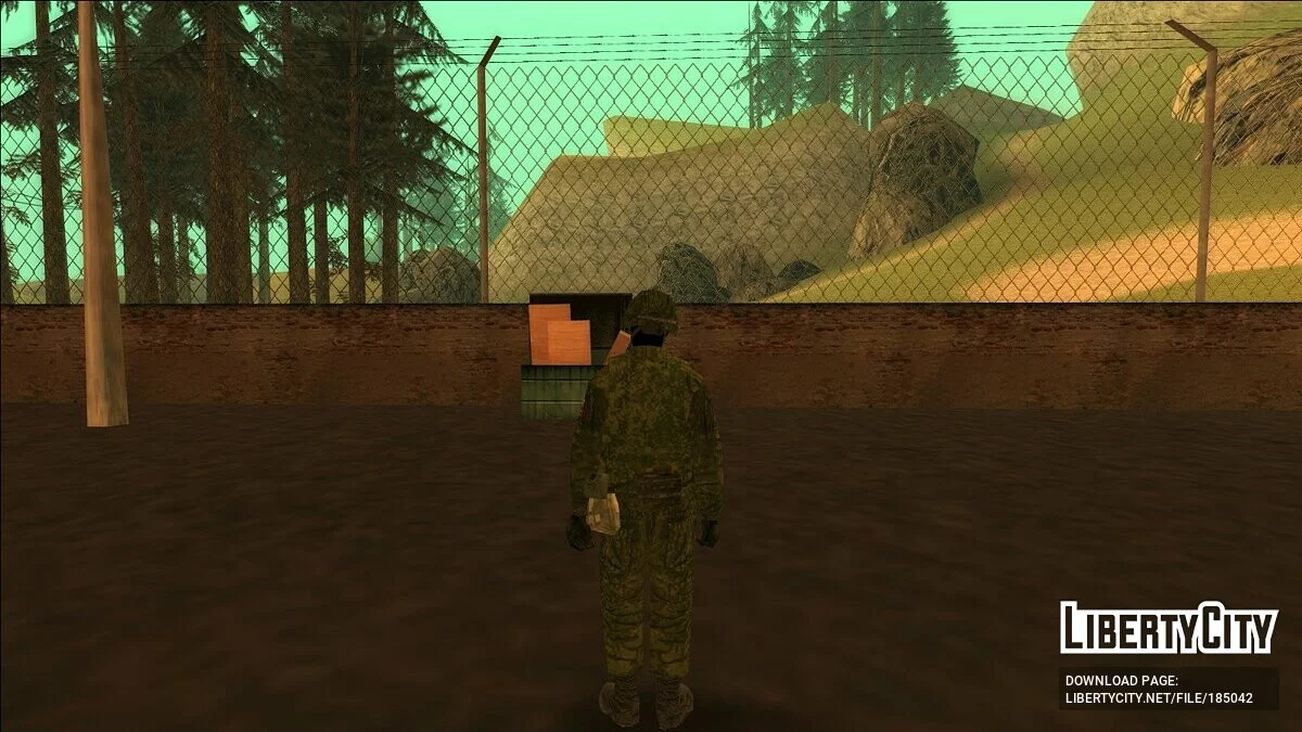 Адаптированный скин ВС РФ под PedFuncs / GTA San Andreas