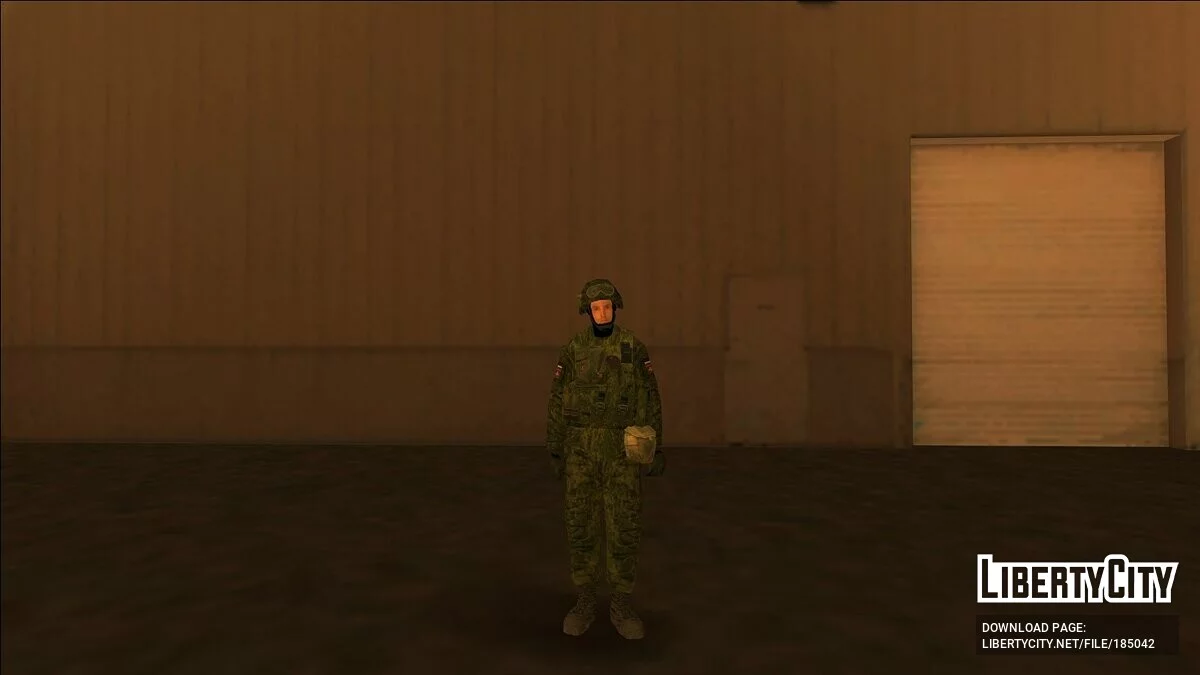 Адаптированный скин ВС РФ под PedFuncs / GTA San Andreas