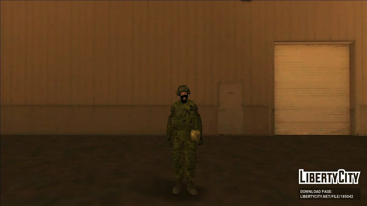 Адаптированный скин ВС РФ под PedFuncs / GTA San Andreas